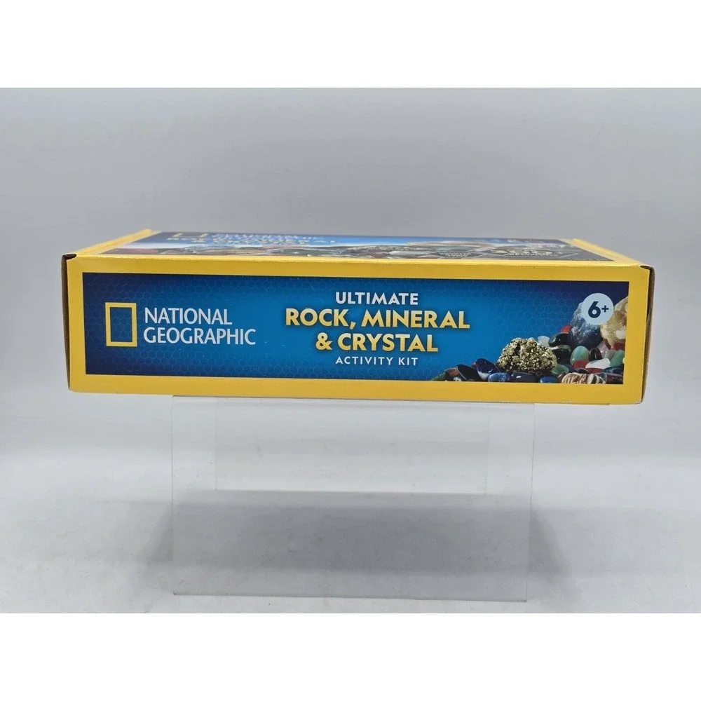 NATIONAL GEOGRAPHIC Rock Collection Box For Kids‎ 300 Piece Gemstones - OPEN BOX
